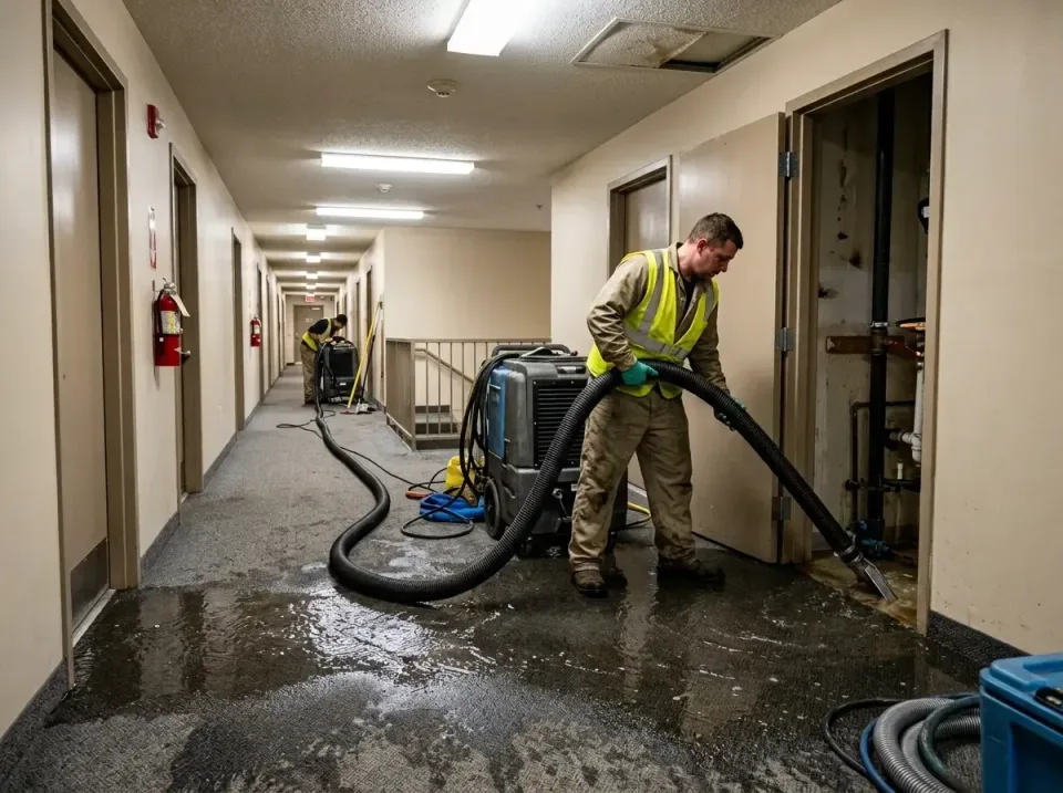 multi-unit-apartment-hallway-f-005 — frequently asked questions, Emergency Burst Pipe Water Extraction & Removal in Phoenix…